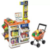 Herný set supermarket s nákupným vozíkom - 60 ks