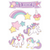 CUKROVÁ TLAČ Opłatek na Tort Cukrová hmota JEDNOROŽEC UNICORN KONIK #9