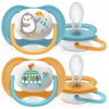 Cumlík Philips AVENT cumlík Ultra Air zvieratko 6-18 m chlapec, 2 ks (8710103949411)