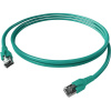 Easylan CP1KTBTBT0100 RJ45 sieťové káble, prepojovacie káble CAT 6A S/FTP 10.00 m tyrkysová dvojžilový tienený, bez halogénov, samozhášavý 1 ks; CP1KTBTBT0100
