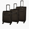 Travelite Chios Sada 3 kufrov 55/67/78cm Čierna