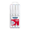 CENTROPEN 4611/4 Liner F, popisovače, šírka stopy 0,3mm, plastický hrot, v plastovom obale (4 farby)