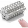 100X OKRÚHLE MINI MAGNETY NA CHLADNIČKU TABUĽU SILNÉ MALÉ NEODYMOVÉ