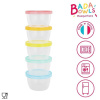 Badabulle Misky s viečkami Maxi 250 ml 5 ks