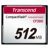 Transcend 512MB INDUSTRIAL TEMP CF200I CF CARD, paměťová karta (SLC) TS512MCF200I
