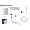 Grohe EuroCube 7in1 set s vaňou 30 (Grohe EuroCube 7in1 set s vaňou 30)