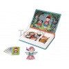 Magnetická kniha Rozprávky Fairytales Magnetibook Janod 30 magnetiek a 10 šablón