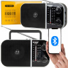 Rádio batérie AM, FM Renew Force PRENOSNÉ BLUETOOTH RÁDIO DO KUCHYNE USB FM RETRO