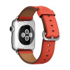 AppleMix Remienok pre Apple Watch 45 mm / 44 mm / 42 mm - kožený - tehlovo červený