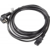 LANBERG CEE 7/7 na IEC 320 C13 POWER CORD 5M VDE černý CA-C13C-11CC-0050-BK