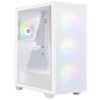 BitFenix skříň Flow FRGB/ ATX / 4x120mm FRGB fan / 2xUSB 3.0 / tvrzené sklo / bílá (BFC-FLO-300-WWGSW-4F)