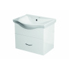 OLSEN SPA - Skrinka s keramickým umývadlom vekami 55/65/80 - Nábytok Viky - 79,5 × 46 × 17,5 cm OLNVIKI380 + OLKE70802