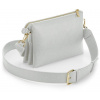 BagBase dámska kabelka cez rameno BG759 Soft Grey 23 x 3 5 x 16 cm