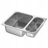 IKEA HILLESJON 1,5-drezový vložkový drez, oceľ č (IKEA HILLESJON 1,5-drezový vložkový drez, oceľ č)
