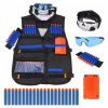 Nerf sada vesta + NERF náboje 30 ks + okuliare VYPR