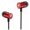 GENIUS GENIUS headset HS-M316 METALLIC RED/ červený/ 4pin 3,5 mm jack