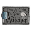 CurePink Netflix The Witcher Zaklínač Toss A Coin Šedá 60 x 40 cm