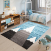 Modrý detský koberec s motívom hôr, TAP__36321/37224 FIESTA-160x230 160x230cm