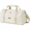 Športová cestovná taška dámska fitness do posilňovne na tréning béžová ZAGATTO