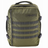 Turistický batoh v kabíne 20-40 L odtiene zelenej (Vojenská kabínka 28 l Milit.green kabína)