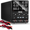 Laboratórny zdroj 2x 30V 10A nastaviteľný servisný precízny USB 5V 2A