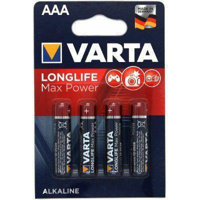 Vega VARTA Longlife Max Power alkalická mikrotužková batéria AAA, 4ks