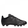 adidas X Crazyfast Club Childrens Flexible Firm Ground Football Boots Black/Black 2 (34)
