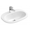 Villeroy & Boch O.novo Umývadlo zápustné 56x41 cm, s prepadom, otvor pre batériu, alpská biela 41615601