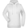 James & Nicholson Mikina JN 795 s kapucí, dámská COT02079500100-white Bílá XS