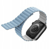 Uniq Revix Reversible Magnetic remienok na Apple Watch 49/45/44/42 mm biely/modrý UNIQ-45MM-REVWHTBLU