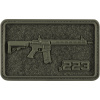 M-TAC 3D PVC Nášivka/Patch AR-15 Velcro - ranger green (51540023)