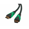 Kábel HDMI M/M 3m, Ultra High Speed+Eth, 8K@60Hz, HDMI 2.1, pozl. kon., čierny, cert., Roline Green