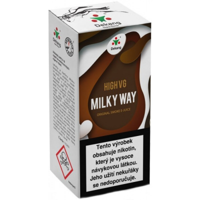 e-liquid Dekang High VG Milky Way, 10ml Obsah nikotinu: 1,5 mg