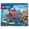 LEGO City Prístav pri mori s nákladnou loďou 60422