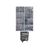 BGS Technic BGS 4114 Profi Exclusive dielenský montážny vozík. 8 zásuviek s vybavením 259 dielov