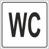 Nálepka pictogram WC - toalety