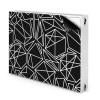 Dekoračný magnetický kryt na radiátor Geometrické tvary 80x60 cm