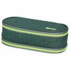 Spirit: Tmavo a svetlozelený oválny poschodový peračník 23x10cm
