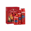 Xmass set Old Spice Captain s tuhým dezodorantom 50ml, dezodorantom v spreji 150ml a sprchovým gélom 250ml