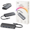 Hub USB C 8v1 Dokovacia stanica 100W HDMI 4K 60Hz 3xUSB LAN SD DEKO BUSINESS