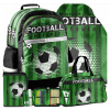 Školská taška - batoh FOOTBALL 4 v 1 odtiene ZELENEJ