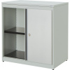 Skriňa s posuvnými dverami ,v x š x h 830 x 800 x 432 mm, plastová doska, 1 polica mauser