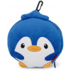 Cestovný vankúšik s maskou na spanie Legami Travel Pillow With Sleep Mask - My Travel Buddy - Penguin uni