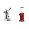 La Pavoni Esperto Abile + Eureka Helios 65, ferrari red
