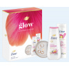 Dove darčeková sada pre ženy Advanced Care Glowing (sprchovací gél + telové mlieko + elegantná šperkovnica) 225ml