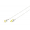 Digitus Tenký propojovací kabel CAT 6A U-FTP Cu, LSZH AWG 28/7, délka 15 m, barva šedá
