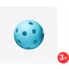 Unihoc Ball Crater blue 3 ks