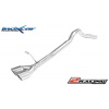 Zadní sportovní výfuk bez tlumiče s dvojitou koncovkou 80 Racing Inoxcar racing SKFA.05.RA