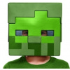 Plastová maska na tvář Minecraft: Zombie