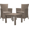 Allibert ROSARIO balkónový set cappuccino/piesková 216938
